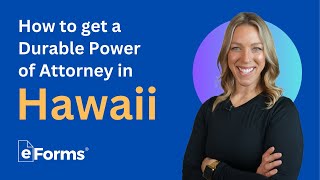 How to Get a Durable Power of Attorney in Hawaii