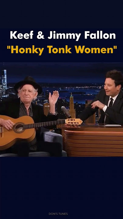 Keith Richards & Jimmy Fallon - 'Honky Tonk Women'