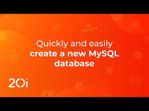 20i: Create a new MySQL database