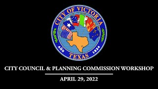 City of Victoria Planning Commission/City Council Workshop