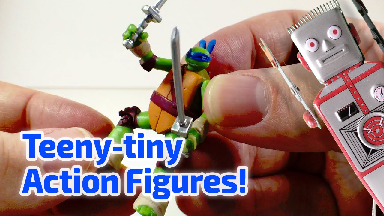 TEENY-TINY POSABLE ACTION FIGURES 