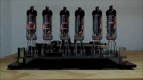 IV-9 GPS付きフィラメント管時計　日付表示エフェクト