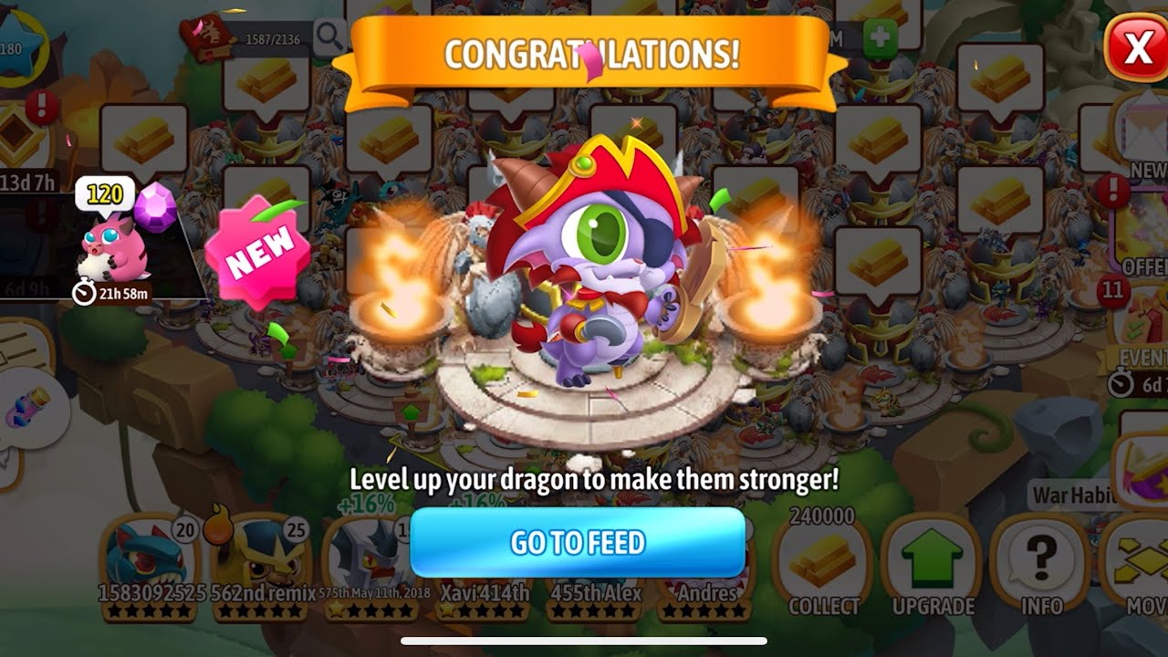 Hatching the Mighty Maroarder Dragon in Dragon City!