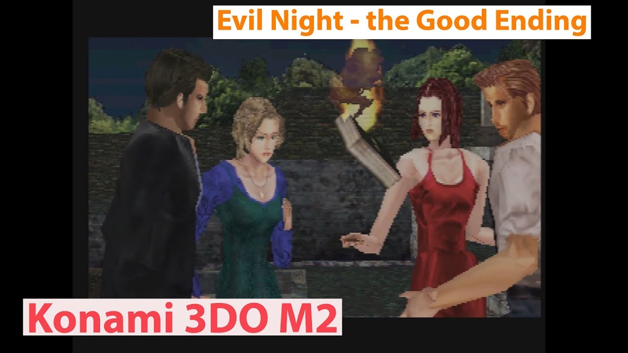 Evil Night - Konami 3DO M2 - Good Ending - Video Game Esoterica