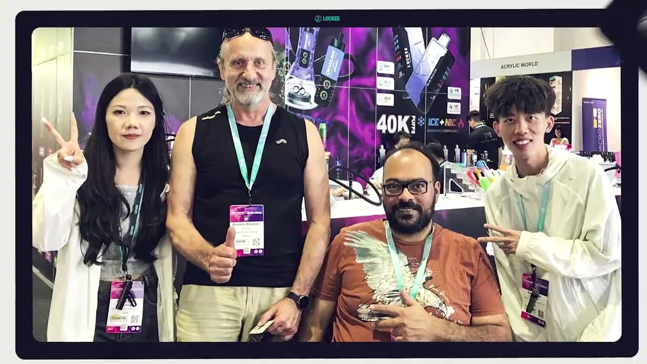 Luckeevape Showcases Innovation at World Vape Show Dubai 2025