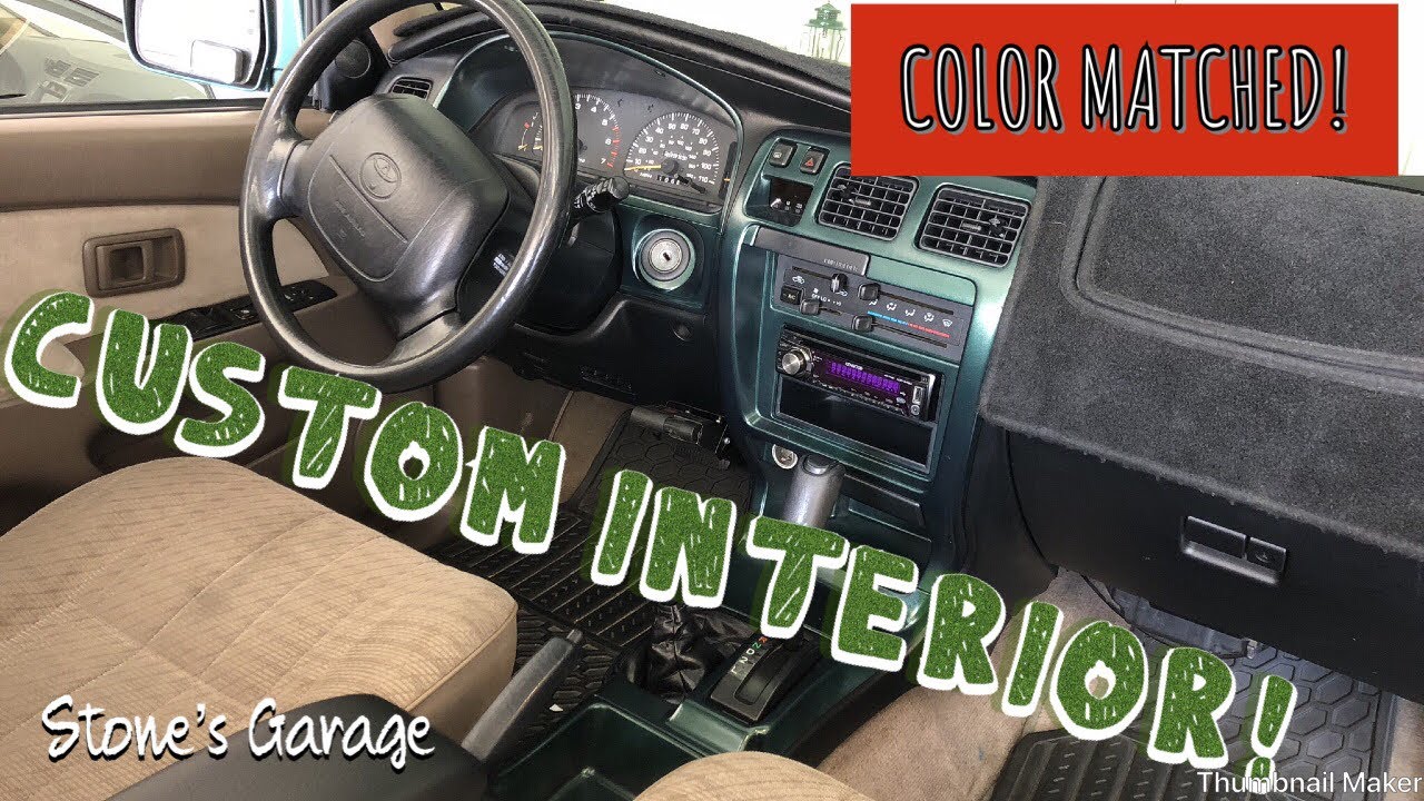 3rd gen 4Runner custom interior swap - YouTube
