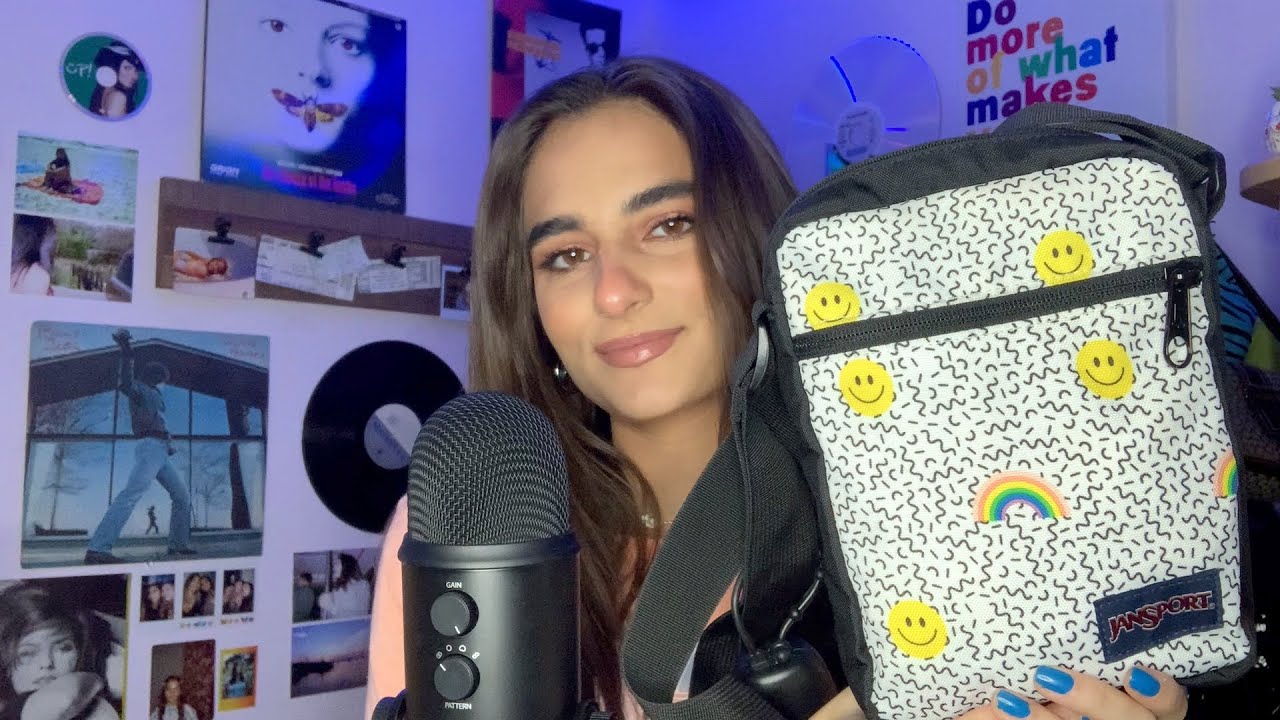 ASMR what's in my bag