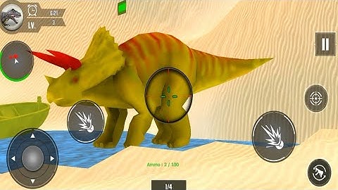Wild Dinosaur Hunting Attack_Android ios Gameplay - Dinosaur Planet Gaming Part 20