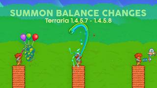 Summon Balance Changes - Terraria 1.4.5.7