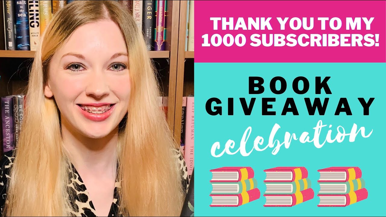 Wow, 1000 Subscribers! Book Giveaway Celebration!