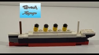 Lego Mini Titanic  - Lego Custom MOC