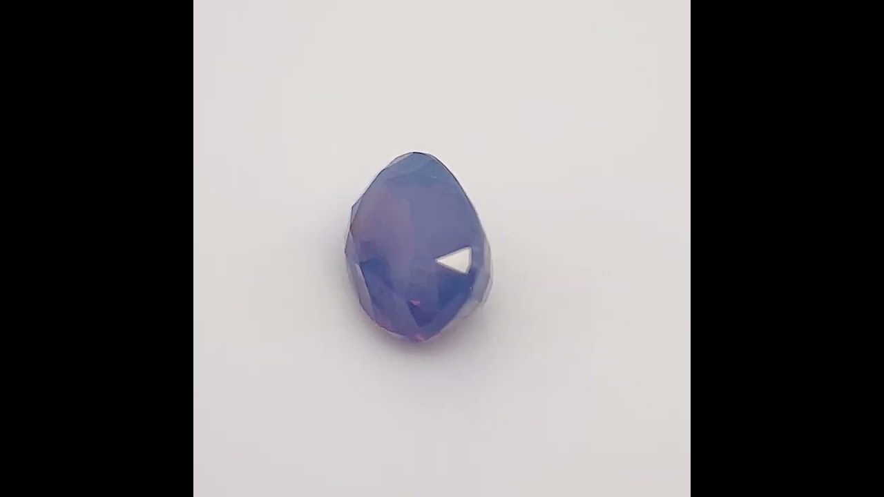 シルキー強めのシルキーバイオレットサファイア 0.99ct - TOMOFIN