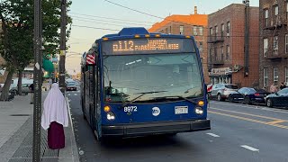 [EXCLUSIVE] MTA Bus: 2023-2024 Nova Bus LFS #8972 on the Q112 to Jamaica at Pitkin Av/Euclid Av