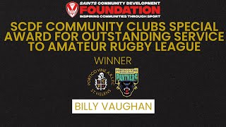 2025 SCDF Awards Evening - Outstanding Service to Amateur Rugby League - Billy Vaughan