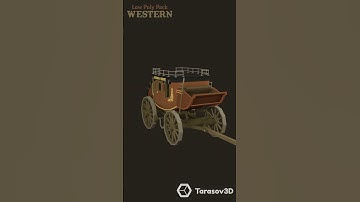 Western Low Poly Pack (Vehicles) #shorts