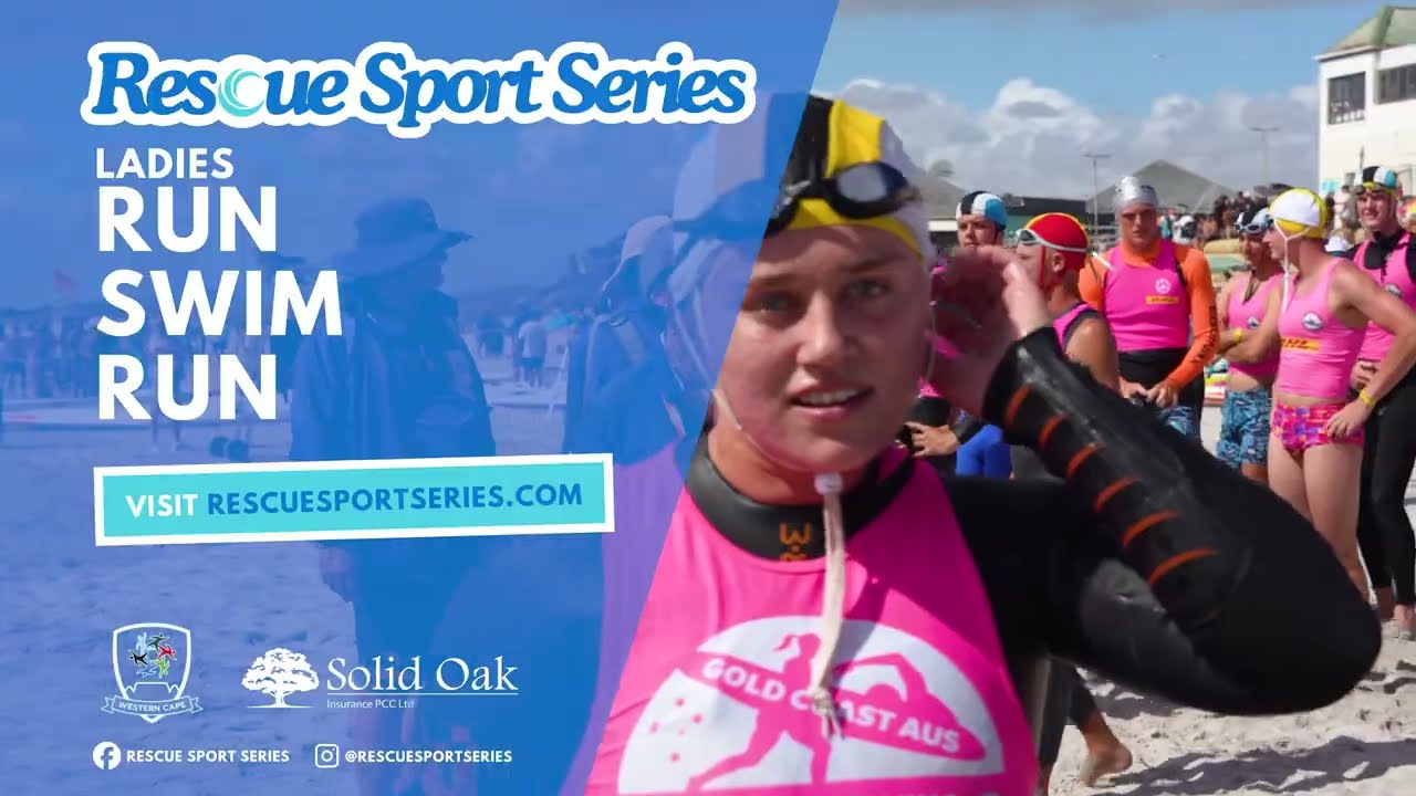 Ladies Run Swim Run | Lifesaving Sport | Milnerton | Cape Town | Rescue Sport Series
