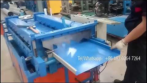 Clip lock standing seam roof roll forming machine