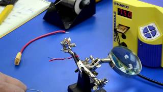 Helping Hands Alligator Clip Mod For Holding Wires