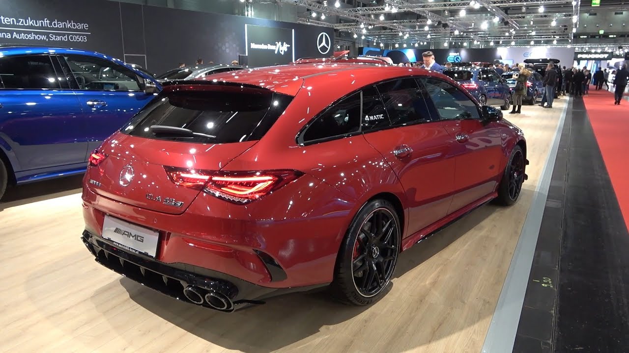 Mercedes Cla 45 Amg Shooting Brake First Look Exterior Interior Trunk Aero Pack Youtube