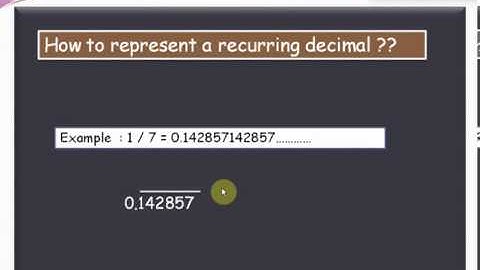 Real Numbers And Their Decimal Expansions