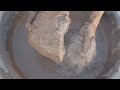 ASMR Lover 😋 grey 🩶 sand reused crumbling dusty🌪️ #watertub #crumbling #oddlysatisfying