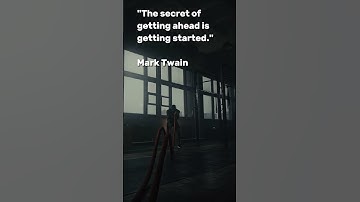 "The secret of getting ahead is getting started." #part1 #motivation #miracles #marktwainquotes