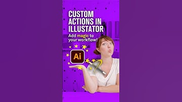 Illustrator Actions - the graphic design magic you have been waiting for