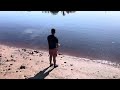 Casting some lures on the banks of the Demerara.
