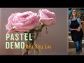 Free pastel livestream rose still life
