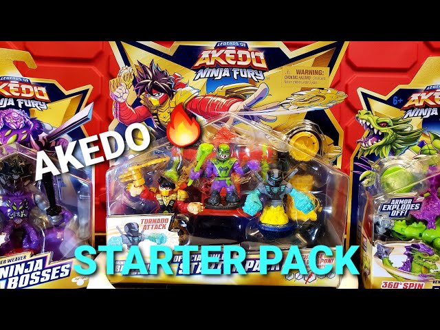 今宵、アフレコブースで まとめ売り AKEDO NINJA FURY STARTER PACK UNBOXING AND REVIEW