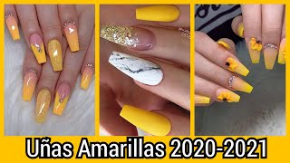 Diseños De Uñas Color Amarillo 2020Tendencia Uñas 2020