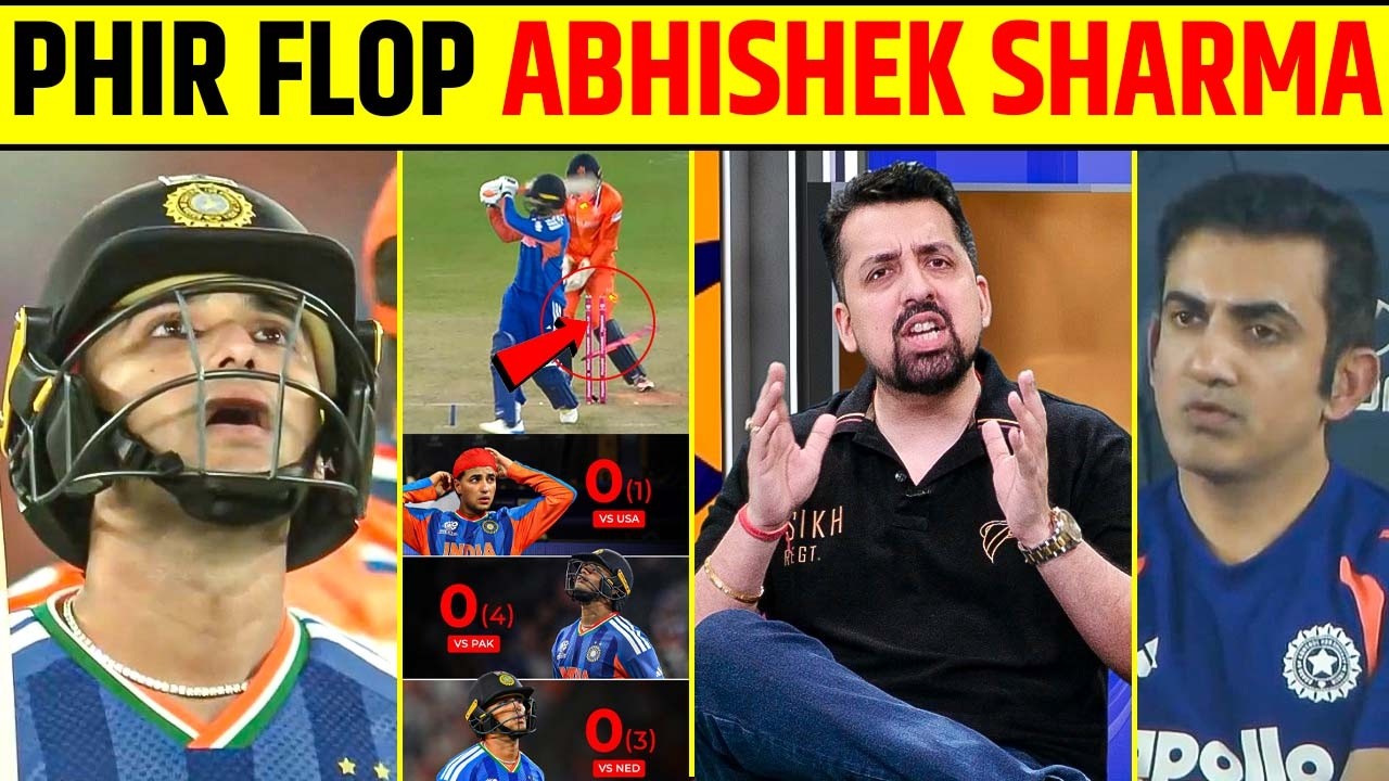PHIR FLOP ABHISHEK SHARMA, 3 CONSECUTIVE DUCKS 