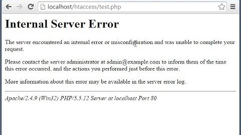 easily fix WAMP server Internal Server Error