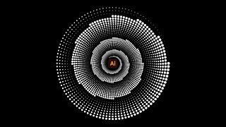 Create Dotted Spiral Vortex | Adobe Illustrator Tutorial | graphllly 93