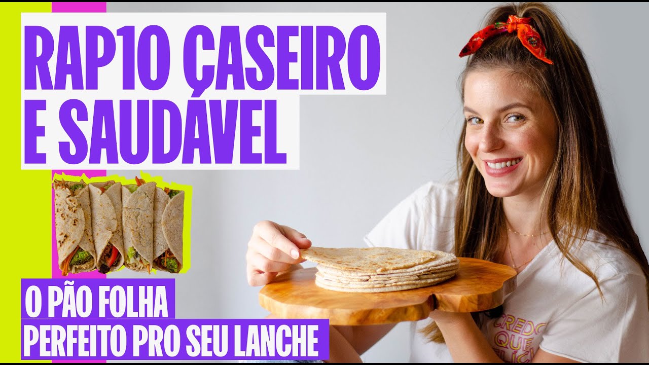 PÃO RAP10 CASEIRO SEM GLÚTEN RÁPIDO E BARATO | WRAP