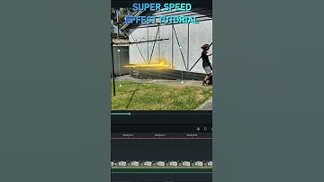 Super Speed Effect Tutorial - Wondershare Filmora 12 #shorts #vfx #superspeed #wondershare