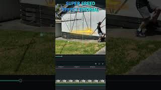 Super Speed Effect Tutorial - Wondershare Filmora 12 #shorts #vfx #superspeed #wondershare