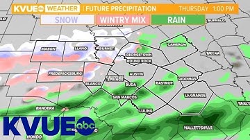 Austin weather update: Central Texas under Winter Weather Advisory 1/20 | KVUE