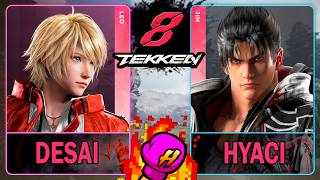 Tekken 8 Desai (LEO) VS Hyaci (JIN)🥊 鉄拳8🥊4K 60ᶠᵖˢ🥊T8 🥊TK8🥊#tekken