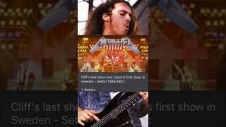Metallica&#39;s Setlist Tribute to Cliff Burton (Sweden 86/87)