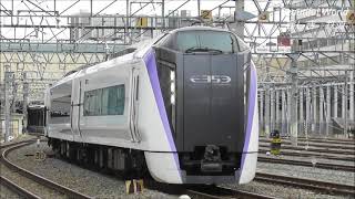 長総を出場し 長野駅を発車、松本に回送される特急「あずさ」用E353系S110編成!2021.9.17 JR長野駅 panasd 2479