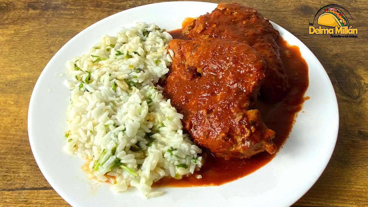 PECHUGAS DE POLLO ENCHILADAS FÁCILES DE PREPARAR PECHUGAS DE POLLO A