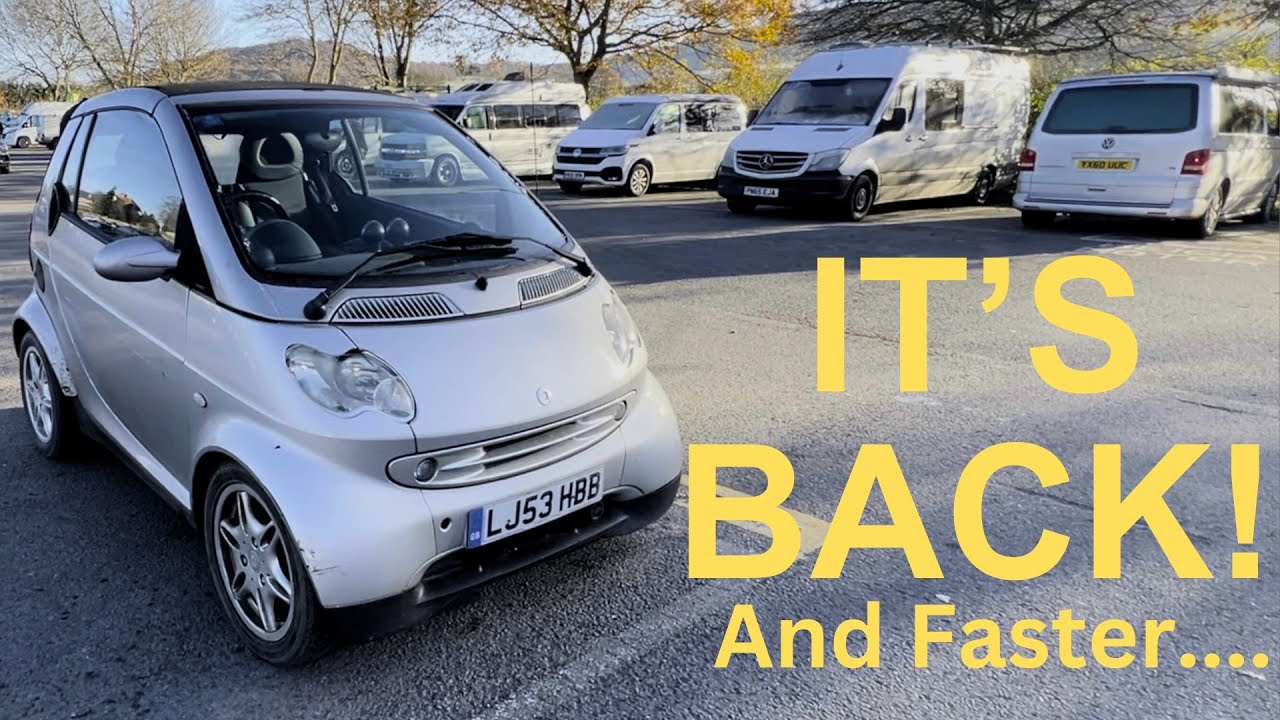 Our CHEAP Smart Car is FIXED and FAST! - First Drive with a Remap! [Tuned Smart  450] 