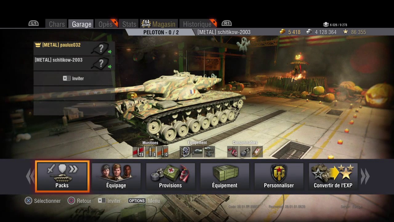 Présentation de World of Tanks sur PS4 YouTube