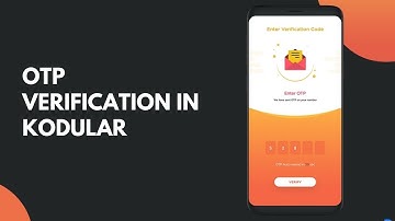 How To Add OTP Verification System In Kodular apps by firebase 🔥🔥🔥