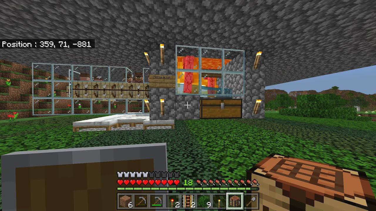 [Minecraft (Bedrock)] Projet : Création ferme à carburant! - YouTube