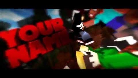 Awsome Free Epic Blender Only Minecraft PvP Intro Template