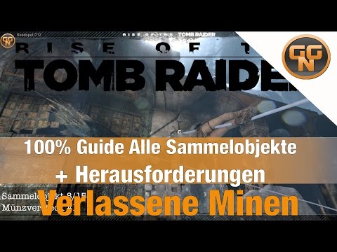 Video: Rise Of The Tomb Raider - Verlassene Minen, Minenwagen, Münz-Cache, Rauchschutz, Kran