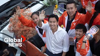 Thailand election: Move Forward's Pita claims victory over parties backed by army