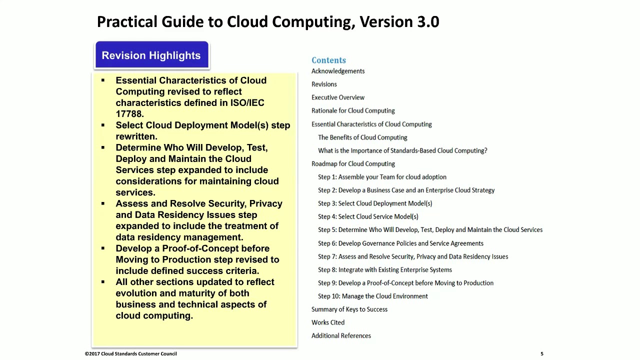 CSCC Webinar: Practical Guide to Cloud Computing V3.0 - YouTube